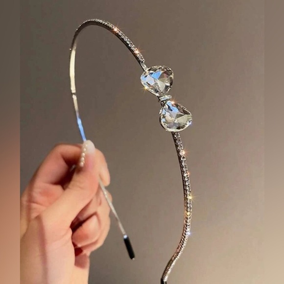Rhinestone Bow Headband - Picture 3 of 4